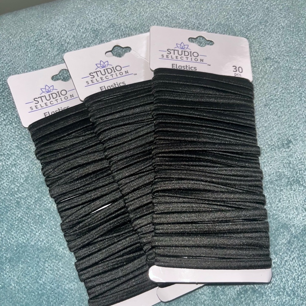 Black Hair Elastics